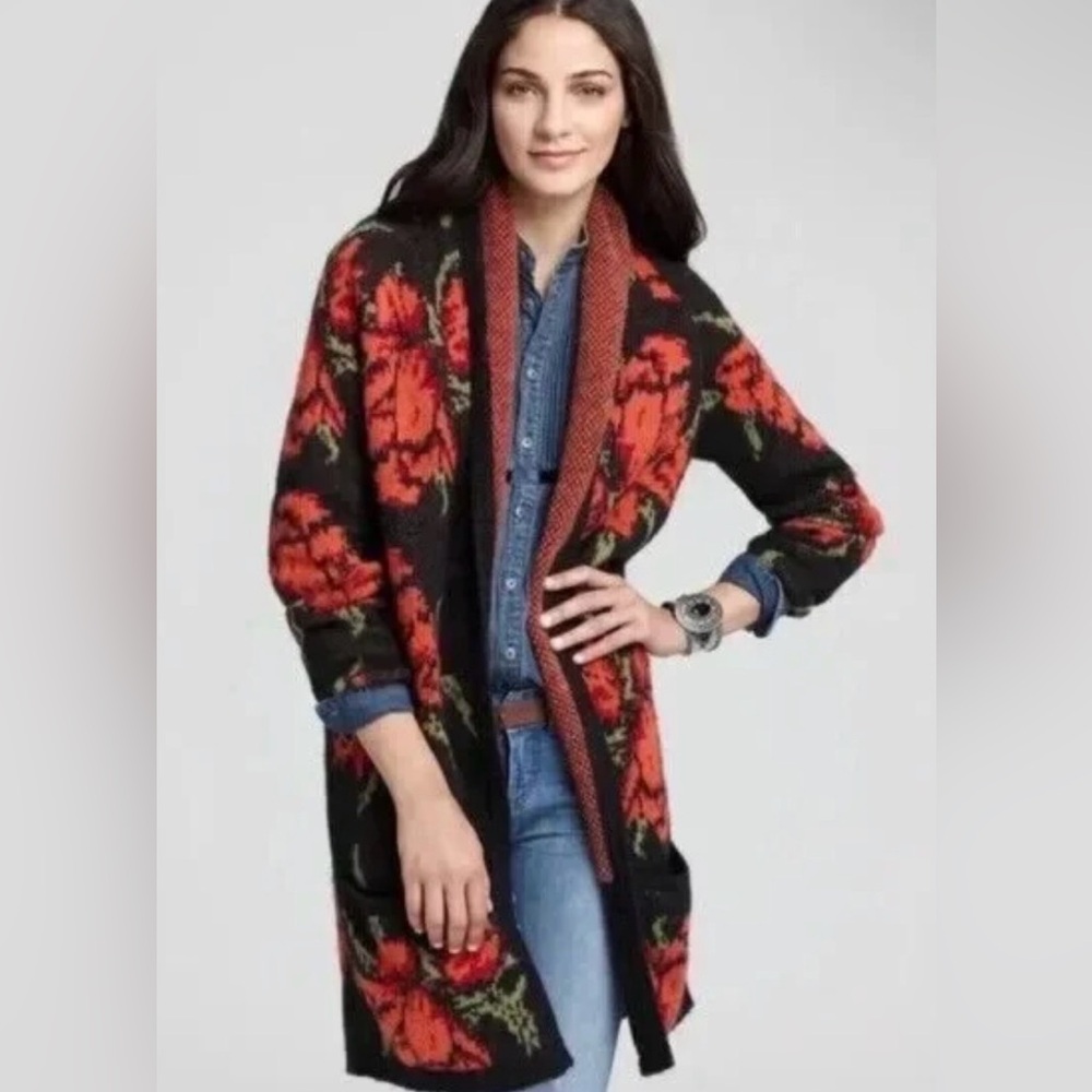 Free People Flower Power Cardigan